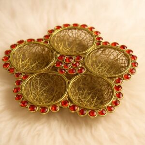 Decorative Dry Fruit & Sweet Tray for Festive Celebrations